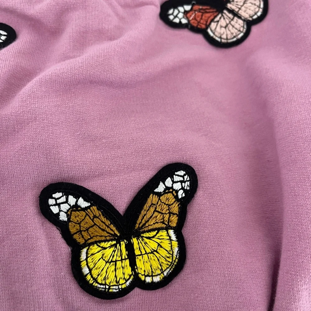 Jessica Simpson Lavender Toddler Top and Shorts Set with Butterfly Detail
